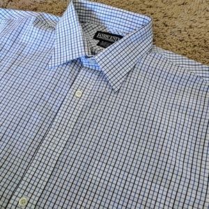 Land's End ♠️ men's dress shirt size 16-32/33 EUC